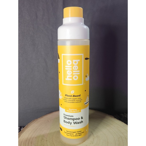Hello Bello Baby Gentle Shampoo & Body Wash Tear Free Hypoallergenic 10oz~NEW - Picture 2 of 7